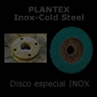 Disco de láminas PLANTEX Inox-Cold Steel con rosca M14 - disco especial INOX