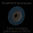 Disco de láminas PLANTEX Universal - Disco completo para acero e INOX