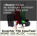 Soldadura Inverter Tig InoxTool WSME-200 AC/DC